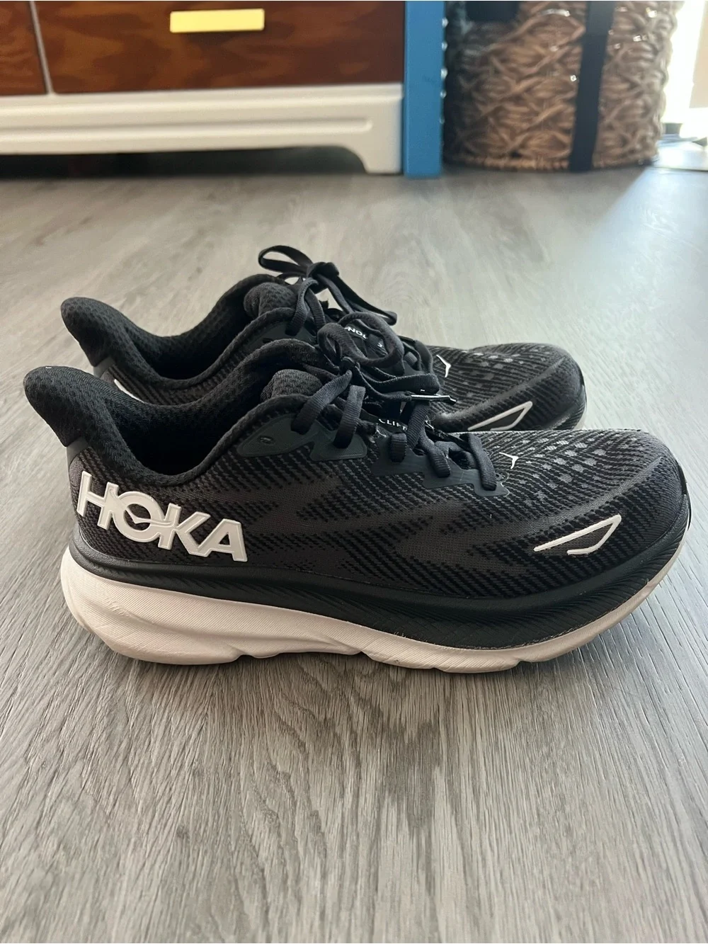 Hoka Black Athletic Running Shoes
